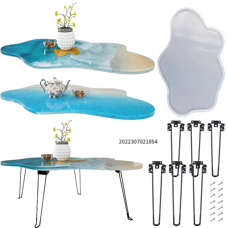 Resin Ocean Wave Mold - Large 61cm Irregular tray epoxy resin