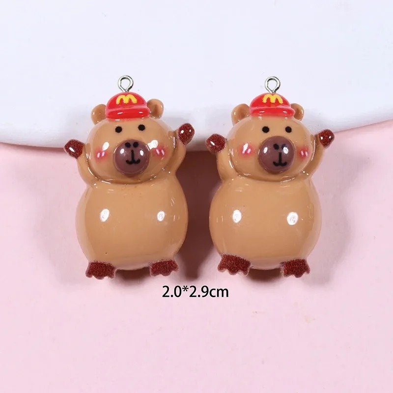 10Pcs Glossy Flatback Capybara - Resin Craft Supplies review and price