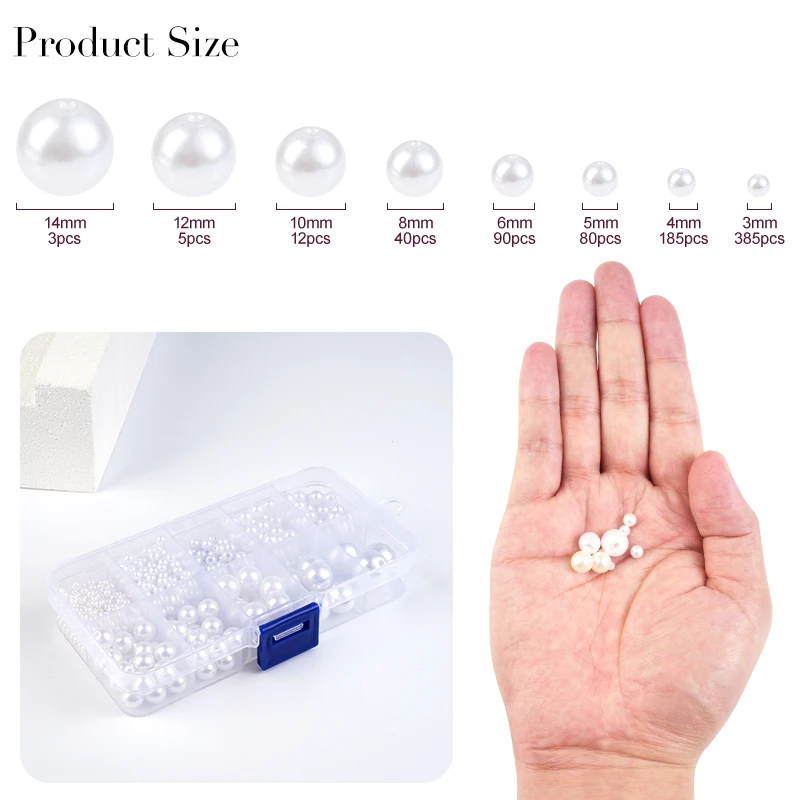 800pcs Artificial Faux Pearl R - Crafting Resin review and price